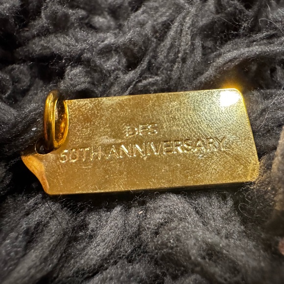 RARE LIMITED EDITION Vintage Coach 50th Anniversary Disney Hang Tag/ Zipper Pull - Picture 2 of 2